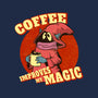 Coffee Improves My Magic-none fleece blanket-leepianti