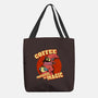 Coffee Improves My Magic-none basic tote bag-leepianti