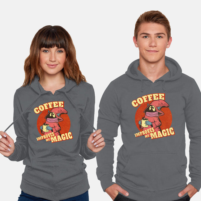 Coffee Improves My Magic-unisex pullover sweatshirt-leepianti