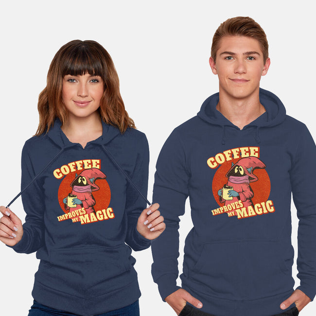Coffee Improves My Magic-unisex pullover sweatshirt-leepianti