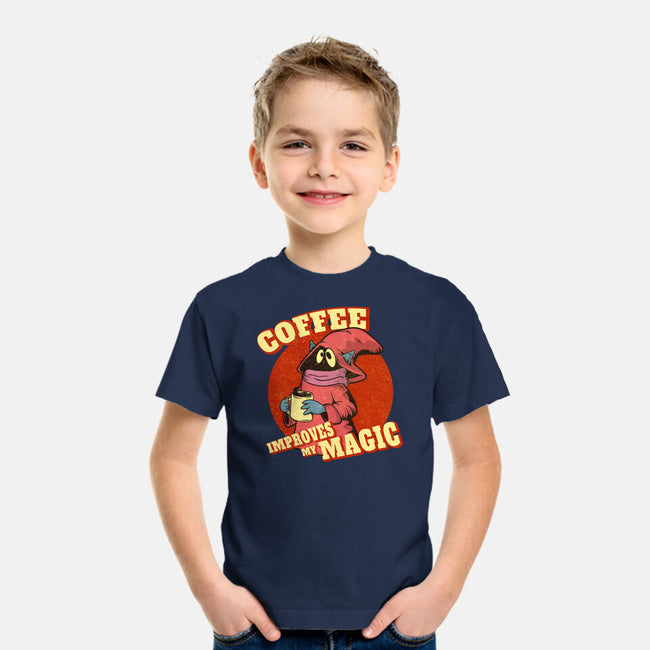 Coffee Improves My Magic-youth basic tee-leepianti