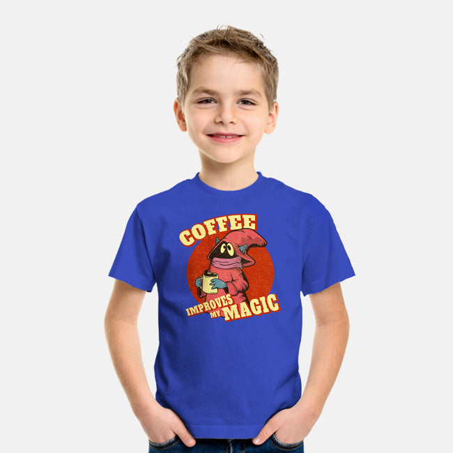 Coffee Improves My Magic-youth basic tee-leepianti