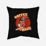 Coffee Improves My Magic-none removable cover throw pillow-leepianti