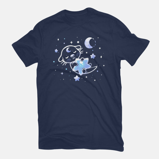 Otter In The Stars-mens premium tee-TechraNova