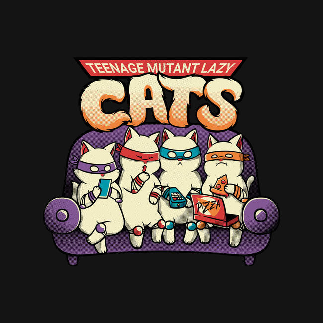 Teenage Mutant Lazy Cats-womens basic tee-tobefonseca