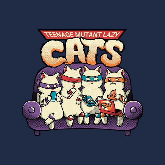 Teenage Mutant Lazy Cats-youth basic tee-tobefonseca
