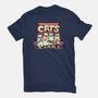 Teenage Mutant Lazy Cats-womens basic tee-tobefonseca
