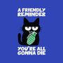 A Friendly Reminder-none fleece blanket-Xentee