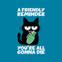 A Friendly Reminder-none fleece blanket-Xentee