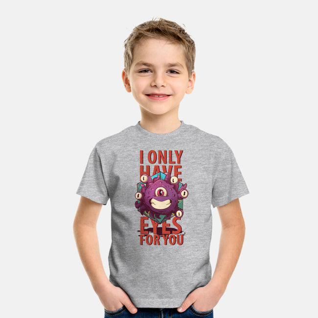 Cute Beholder-youth basic tee-jacnicolauart