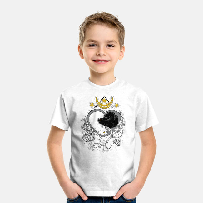The Moon Cats-youth basic tee-ellr