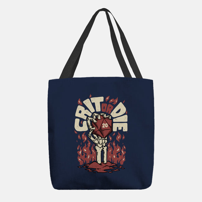 Crit Or Die-none basic tote bag-Studio Mootant