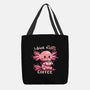 I Drink Alotl Coffee-none basic tote bag-TechraNova