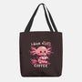I Drink Alotl Coffee-none basic tote bag-TechraNova