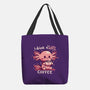 I Drink Alotl Coffee-none basic tote bag-TechraNova