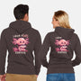 I Drink Alotl Coffee-unisex zip-up sweatshirt-TechraNova