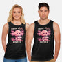 I Drink Alotl Coffee-unisex basic tank-TechraNova