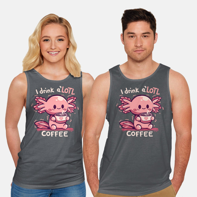 I Drink Alotl Coffee-unisex basic tank-TechraNova