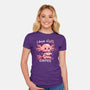 I Drink Alotl Coffee-womens fitted tee-TechraNova