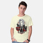 The Man In The Black Cape-mens basic tee-hypertwenty