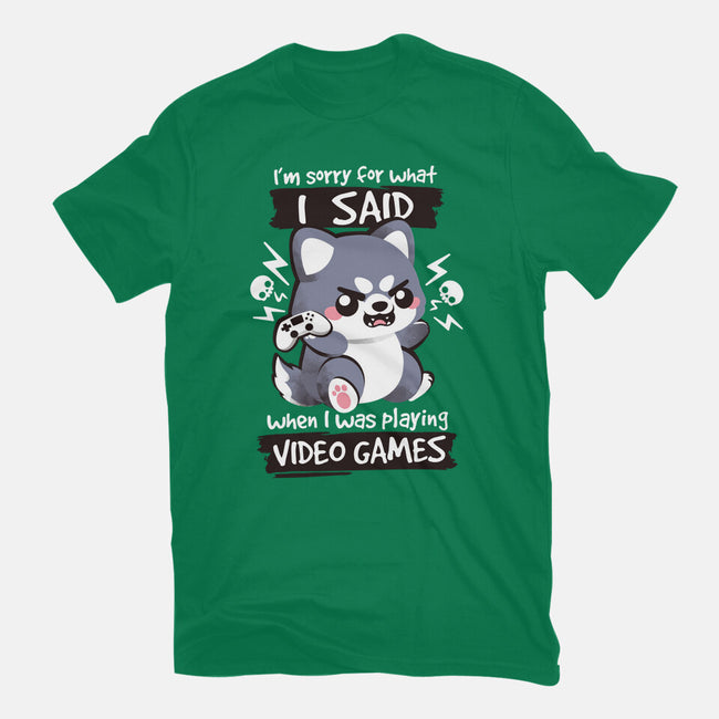Angry Gamer-unisex basic tee-NemiMakeit