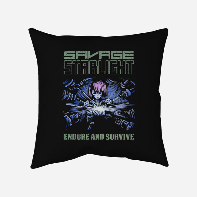 Savage Starlight-none removable cover w insert throw pillow-kg07