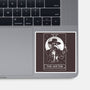 Fear Is More Contagious-none glossy sticker-eduely
