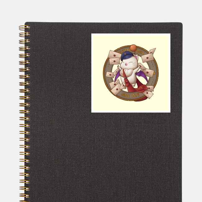 Delivery Moogle-none glossy sticker-Sarya