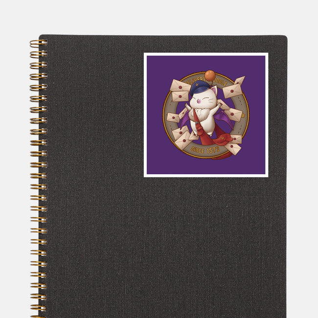 Delivery Moogle-none glossy sticker-Sarya