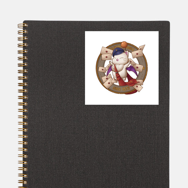 Delivery Moogle-none glossy sticker-Sarya