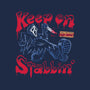 Keep On Stabbin Ghost-mens premium tee-yellovvjumpsuit