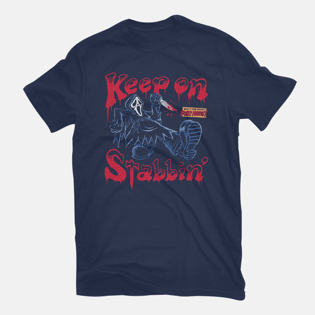 Keep On Stabbin Ghost-unisex basic tee-yellovvjumpsuit