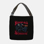 Keep On Stabbin Ghost-none adjustable tote bag-yellovvjumpsuit