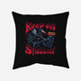 Keep On Stabbin Ghost-none removable cover throw pillow-yellovvjumpsuit