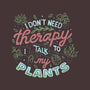 I Talk To My Plants-none stretched canvas-tobefonseca