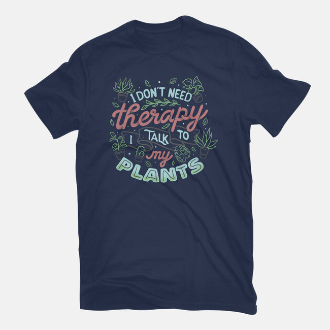 I Talk To My Plants-youth basic tee-tobefonseca
