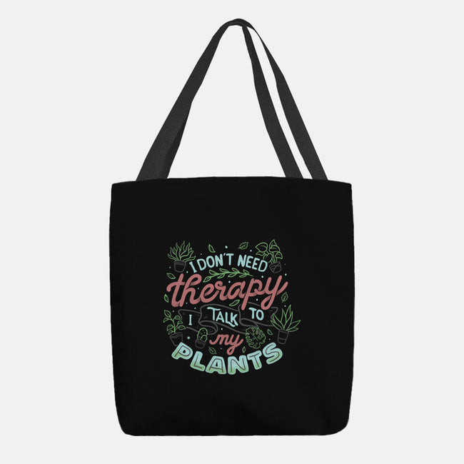 I Talk To My Plants-none basic tote bag-tobefonseca