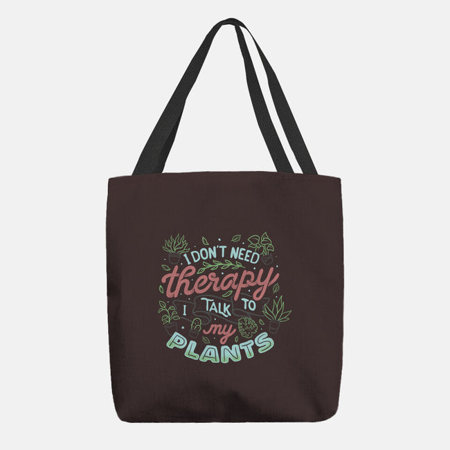 I Talk To My Plants-none basic tote bag-tobefonseca