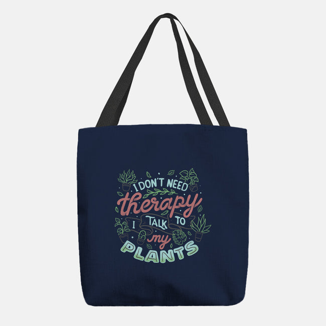 I Talk To My Plants-none basic tote bag-tobefonseca