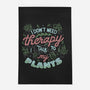 I Talk To My Plants-none indoor rug-tobefonseca