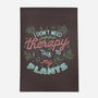 I Talk To My Plants-none indoor rug-tobefonseca