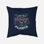 I Talk To My Plants-none removable cover throw pillow-tobefonseca