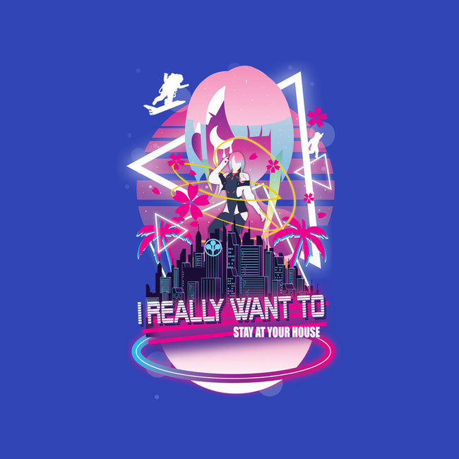 Cyberpunk Vaporwave-none stretched canvas-SwensonaDesigns