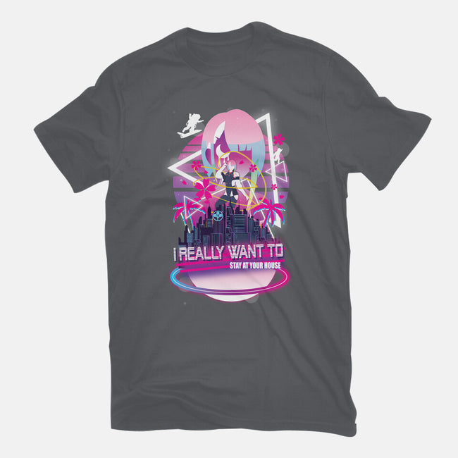 Cyberpunk Vaporwave-unisex basic tee-SwensonaDesigns