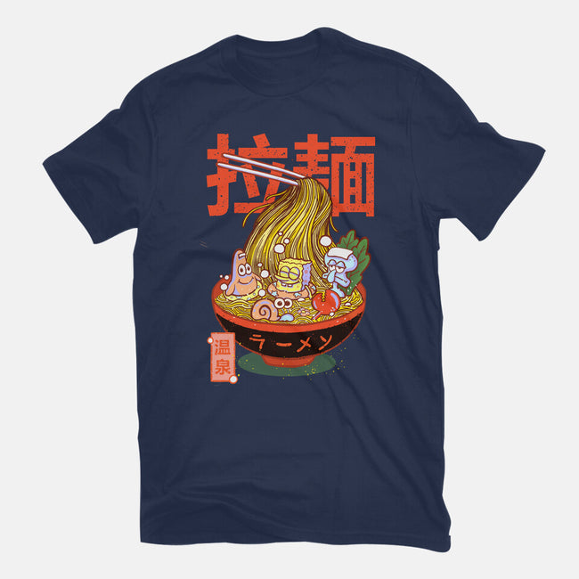 Krusty Onsen Ramen-womens fitted tee-Ionfox