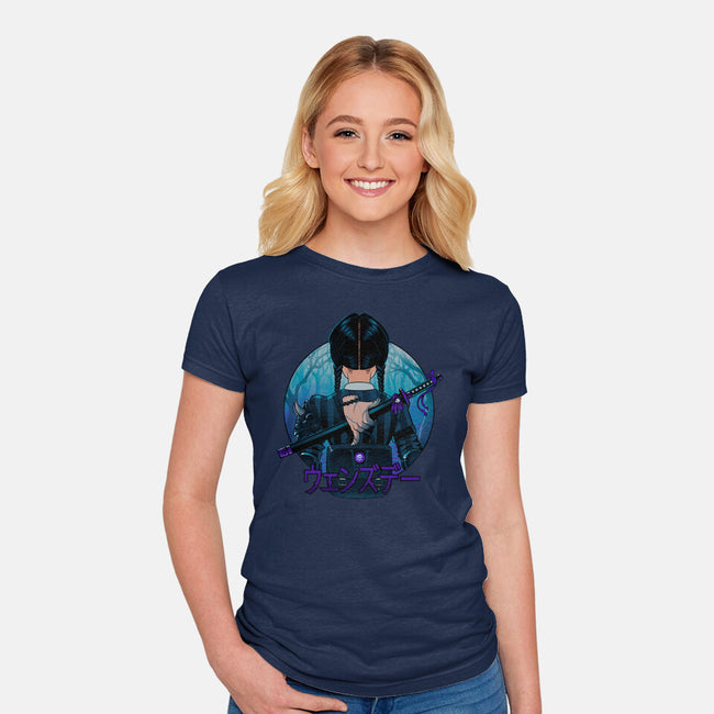 Autumn Wednesday-womens fitted tee-Bruno Mota