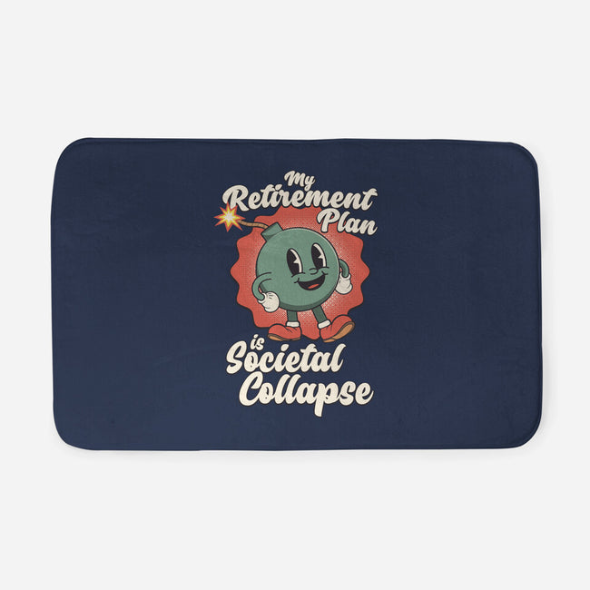 Societal Collapse-none memory foam bath mat-RoboMega