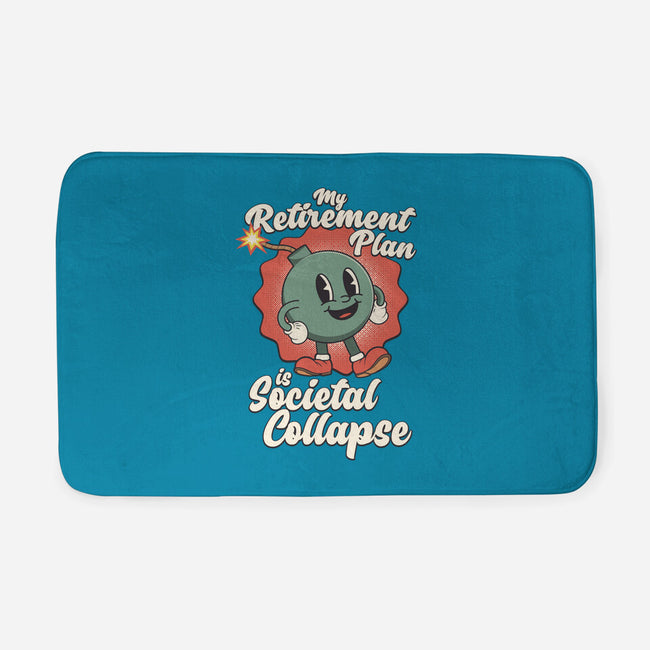 Societal Collapse-none memory foam bath mat-RoboMega