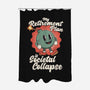 Societal Collapse-none polyester shower curtain-RoboMega