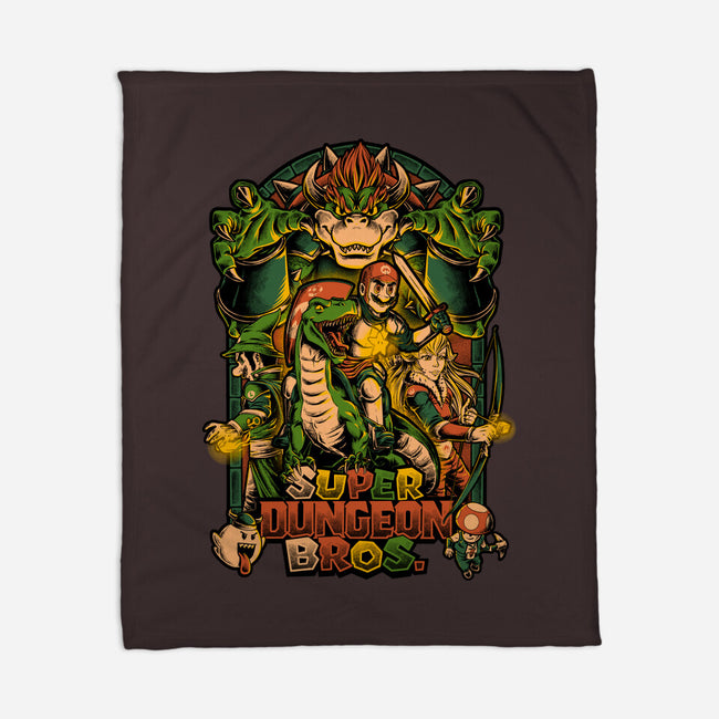 Super Dungeon Bros-none fleece blanket-Studio Mootant